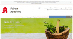 Desktop Screenshot of falken-apotheke-kohlscheid.de