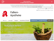 Tablet Screenshot of falken-apotheke-kohlscheid.de